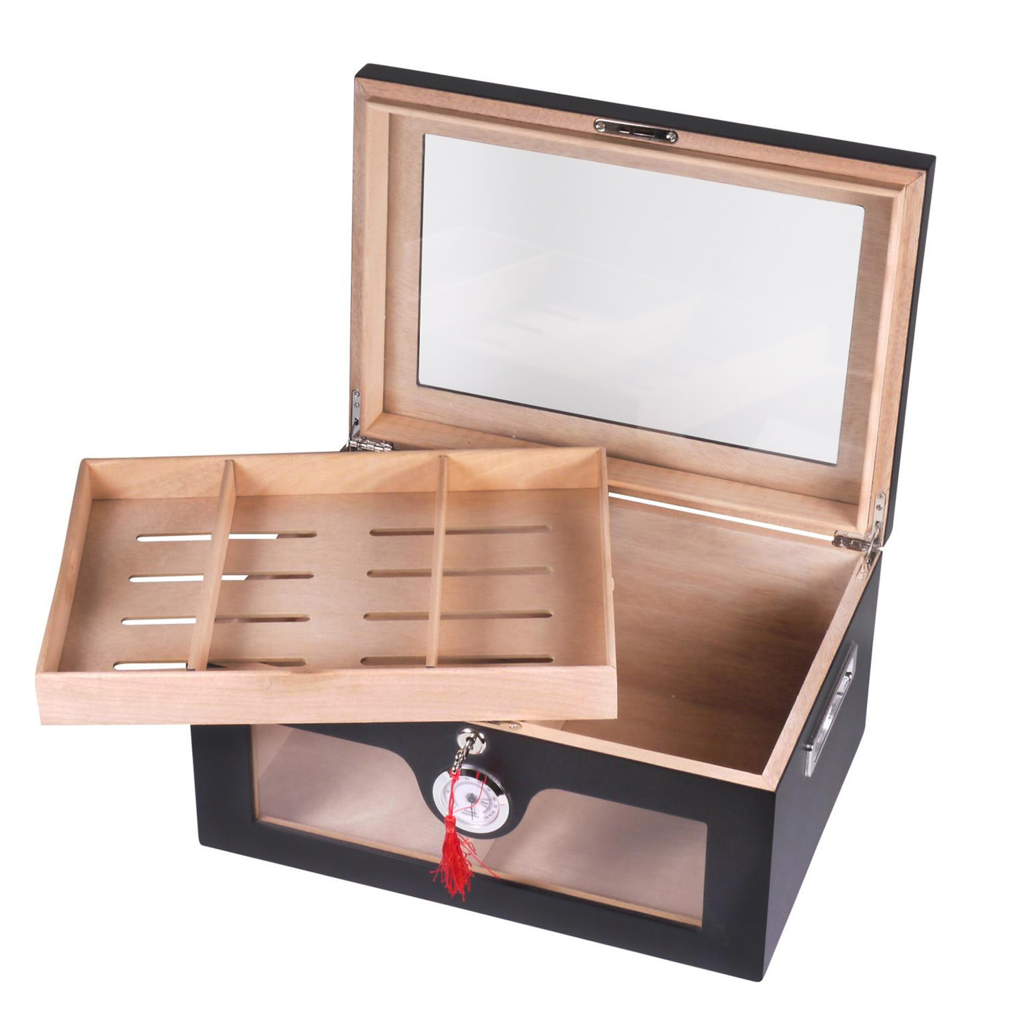 Humidor schwarz matt